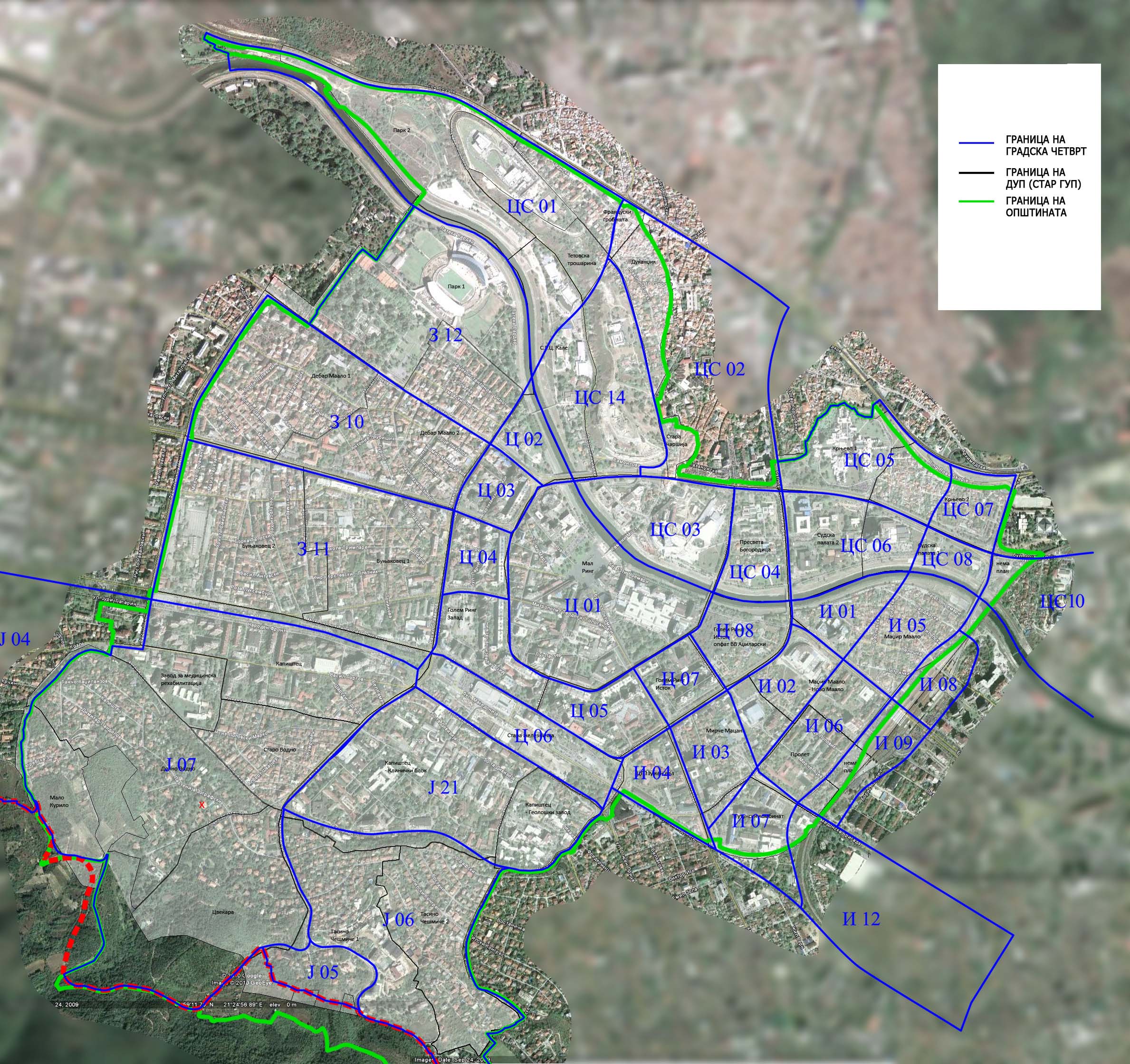 centar satelitska dupovi i cetvrti